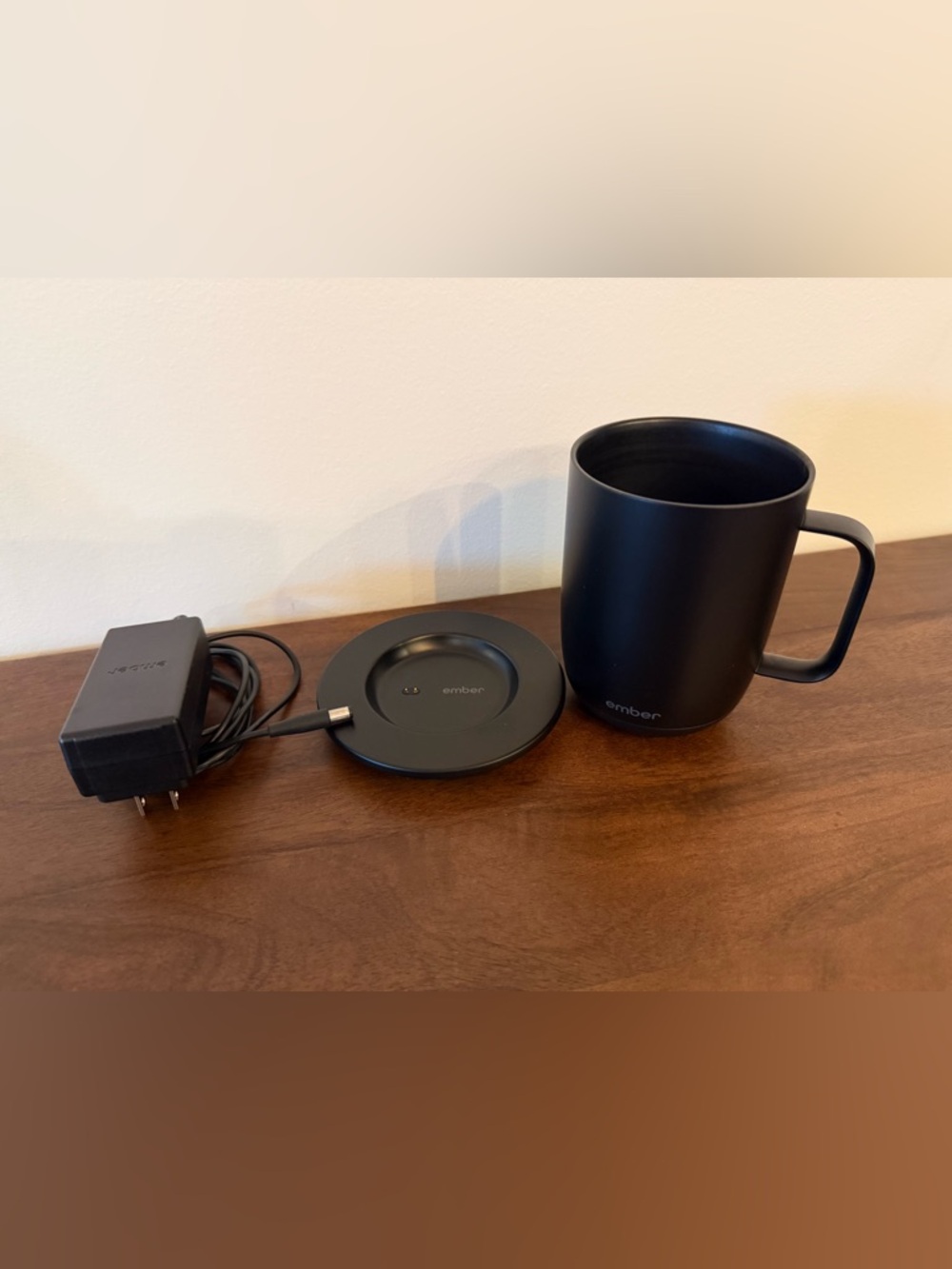 Ember Temperature Control Smart Mug + Charging Coaster in Matte Black